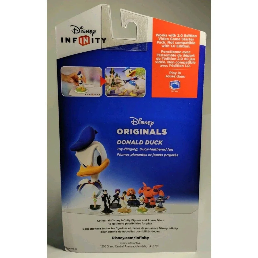 New Disney Infinity 2.0 - DISNEY DONALD DUCK - Figure Sealed with Web Code Card.